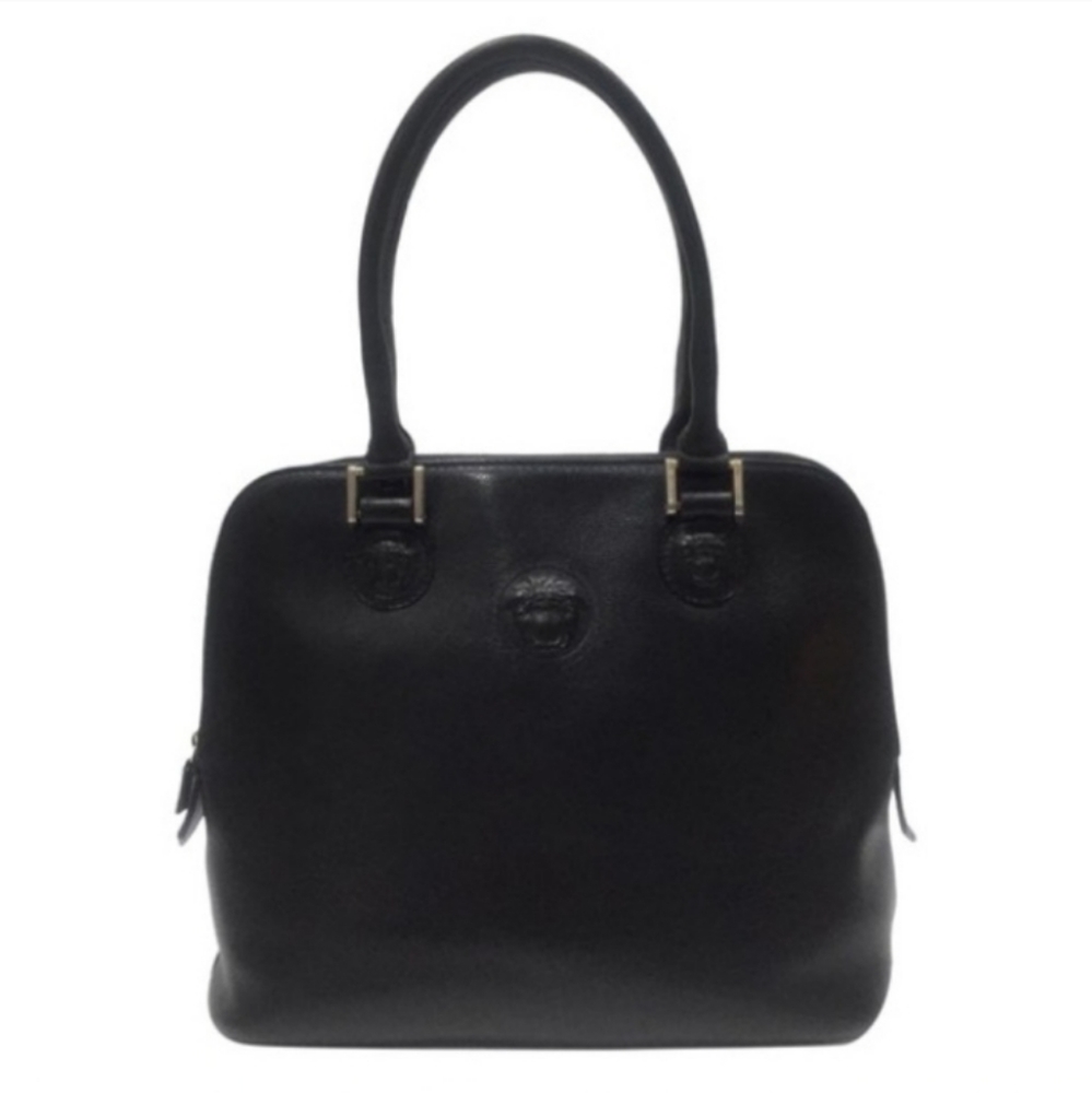 Beautiful Versace Black Satchel Handbag/Purse/Professional Bag